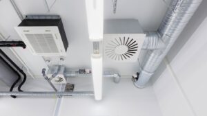 Монтаж вентиляции зданий, систем кондиционирования воздуха